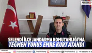 Selendi İlçe Jandarma Komutanlığı’na Teğmen Yunus Emre Kurt Atandı