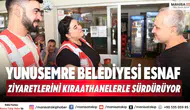 Yunusemre Belediyesi esnaf ziyaretlerini kıraathanelerle sürdürüyor