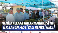 Manisa Kula Ayvatlar Mahallesi’nde İlk Kavun Festivali Renkli Geçti