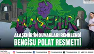 Alaşehir’in Duvarları Renklendi Bengisu Polat Resmetti