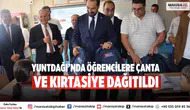 Yuntdağı’nda Öğrencilere Çanta ve Kırtasiye Dağıtıldı