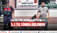 Salihli’de çalınan motosiklet 5,5 yıl sonra bulundu