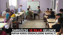 Sarıgöl'de 15 Yıllık Gelenek Kur'an Kursu Öğrencilerine Kahvaltı