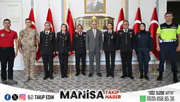 Jandarma Teşkilatı’nın 186. Yıl Dönümünde Manisa Valisi Vahdettin Özkan’a Ziyaret
