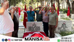 Şehit Yarbay Melih Gülova, Manisa Şehitliği’nde Dualarla Anıldı