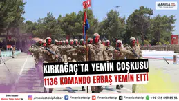 Kırkağaç’ta Yemin Coşkusu 1136 Komando Erbaş Yemin Etti