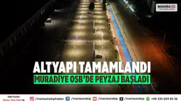 Muradiye OSB altyapı çalışmaları tamamlandı, peyzaj başladı