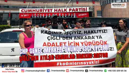 CHP Genel Merkezi Önünde İşçi Eylemi Çiğli’den Atılan Kadınlar Hakkını Arıyor