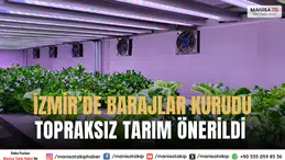 İzmir’de barajlar kurudu Topraksız tarım önerildi.