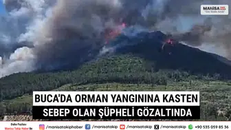 Buca'da Orman Yangınına Kasten Sebep Olan Şüpheli Gözaltında