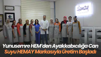 Yunusemre HEM’den Ayakkabıcılığa Can Suyu: HEMAY Markasıyla Üretim Başladı