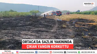 Ortaca’da Sazlık Yakınında Çıkan Yangın Korkuttu