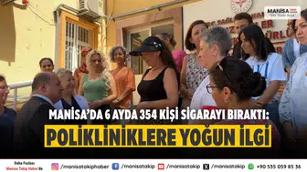 Manisa’da 6 Ayda 354 Kişi Sigarayı Bıraktı: Polikliniklere Yoğun İlgi