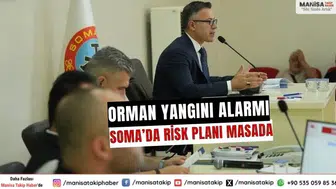 Soma’da Orman Yangınına Karşı Önlem Toplantısı Yapıldı