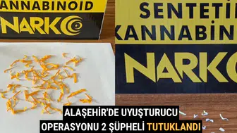 Alaşehir'de Uyuşturucu Operasyonu 2 Şüpheli Tutuklandı
