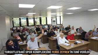 Turgutlu’daki Spor Kompleksine Ferdi Zeyrek’in İsmi Verildi