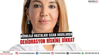 NörolojiHastalarıSıcakHavalardaDehidrasyonRiskineDikkat