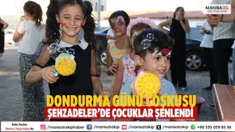 Dondurma Günü Coşkusu Şehzadeler’de Çocuklar Şenlendi