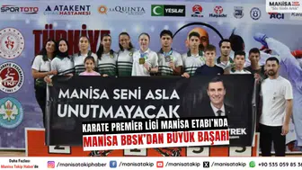 Karate Premier Ligi Manisa Etabı’nda Manisa BBSK’dan Büyük Başarı