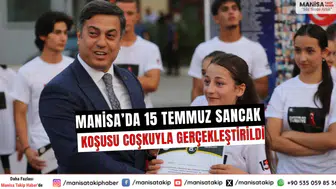 Manisa’da 15 Temmuz Sancak Koşusu Coşkuyla Gerçekleştirildi