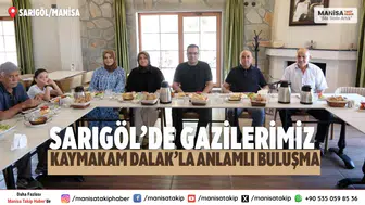 Kıbrıs Gazileri Sarıgöl’de Kaymakam Halil Dalak’la Buluştu