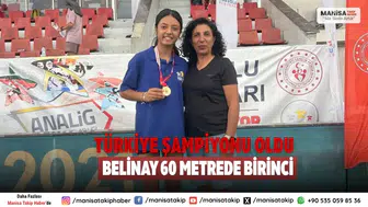 Manisalı Atlet Belinay Gündoğdu’dan Türkiye Birinciliği