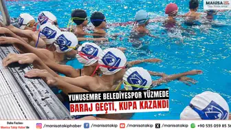 Yunusemre Belediyespor Yüzmede Baraj Geçti, Kupa Kazandı