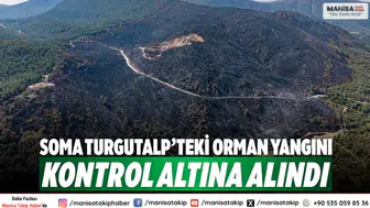 Soma Turgutalp’teki Orman Yangını Kontrol Altına Alındı