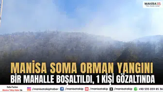Manisa Soma Orman Yangını: Bir Mahalle Boşaltıldı, 1 Kişi Gözaltında