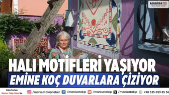 Halı Motifleri Yaşıyor Emine Koç Duvarlara Çiziyor