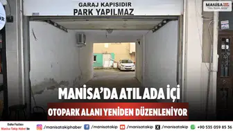 Manisa’da Atıl Ada İçi Otopark Alanı Yeniden Düzenleniyor