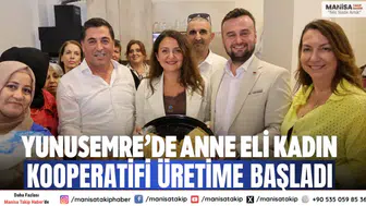 Yunusemre’de Anne Eli Kadın Kooperatifi Üretime Başladı