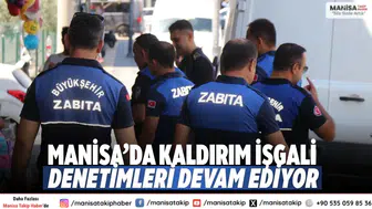 Manisa’da Kaldırım İşgali Denetimleri Devam Ediyor