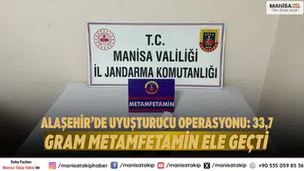 Alaşehir’de Uyuşturucu Operasyonu: 33,7 Gram Metamfetamin Ele Geçti