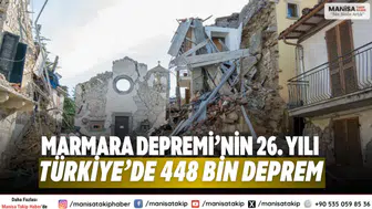 Marmara Depremi’nin 26. Yılı: Türkiye’de 448 Bin Deprem