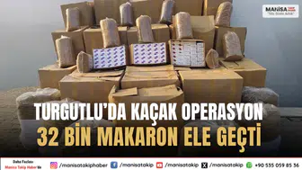 Turgutlu’da Kaçak Tütün Operasyonu: 32 Bin Boş Makaron Ele Geçirildi