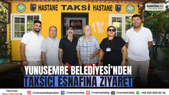 Yunusemre Belediyesi’nden Taksici Esnafına Ziyaret