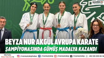 Beyza Nur Akgül Avrupa Karate Şampiyonasında Gümüş Madalya Kazandı