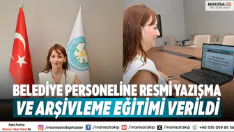 Belediye Personeline Resmi Yazışma ve Arşivleme Eğitimi Verildi
