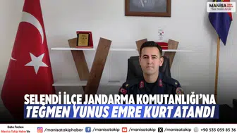 Selendi İlçe Jandarma Komutanlığı’na Teğmen Yunus Emre Kurt Atandı