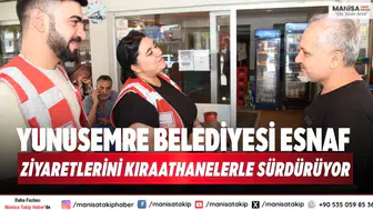 Yunusemre Belediyesi esnaf ziyaretlerini kıraathanelerle sürdürüyor