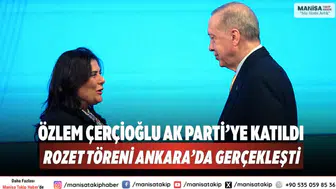 Özlem Çerçioğlu AK Parti’ye Katıldı Rozet Töreni Ankara’da Gerçekleşti