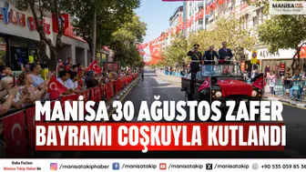 Manisa 30 Ağustos Kutlamaları: Jandarma Gösterisi ve F-16 Geçişi