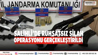 Salihli’de Ruhsatsız Silah Operasyonu Gerçekleştirildi