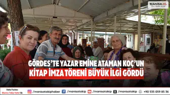 Gördes’te Yazar Emine Ataman Koç’un Kitap İmza Töreni Büyük İlgi Gördü