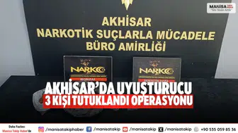 Akhisar’da uyuşturucu operasyonu: 3 kişi tutuklandı