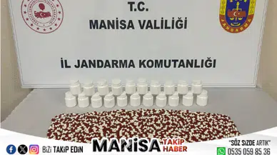 Manisa Alaşehir'de Jandarma Operasyonu: 2 Bin 458 Sentetik Ecza Hapı Ele Geçirildi