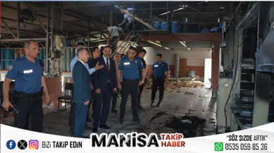 Manisa'da Halı Fabrikasında Yangın: Makine ve Halılar Kullanılamaz Hale Geldi