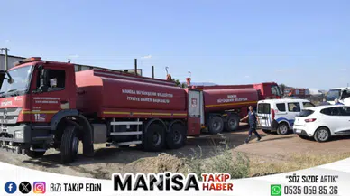 Turgutlu’da Tarım Arazisinde Korkutan Yangın