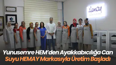 Yunusemre HEM’den Ayakkabıcılığa Can Suyu: HEMAY Markasıyla Üretim Başladı